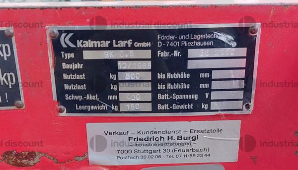 12#10277 Transpallet Kalmar in vendita - foto 2