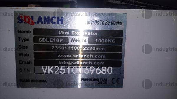 1#10293 Miniescavatore SDLANCH SDLE18P in vendita - foto 2