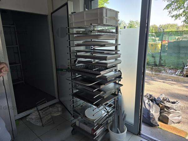 18#10318 Armadio acciaio carrello rack in vendita - foto 6