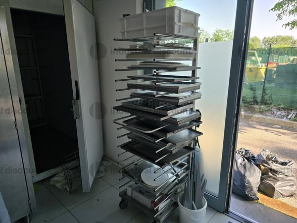 18#10318 Armadio acciaio carrello rack in vendita - foto 7