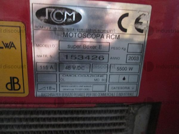 2#10323 Spazzatrice RCM Boxer in vendita - foto 4