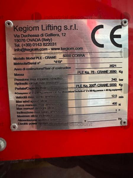 1#10328 Gru cingolata Kegiom lifting in vendita - foto 2