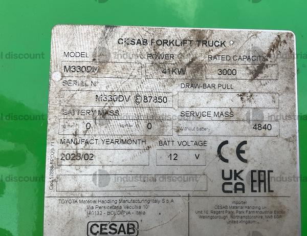 1#10350 Carrello elevatore Cesab M330 in vendita - foto 3