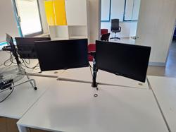2 monitor Philips 243V 24' Full HD con braccio snodabile – set 14 di 15 - Lotto 14 (Asta 10373)