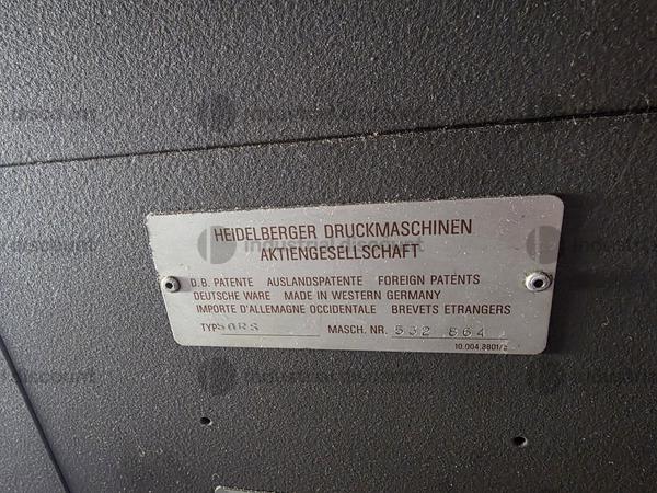 2#10393 Macchina da stampa Heidelberg in vendita - foto 8