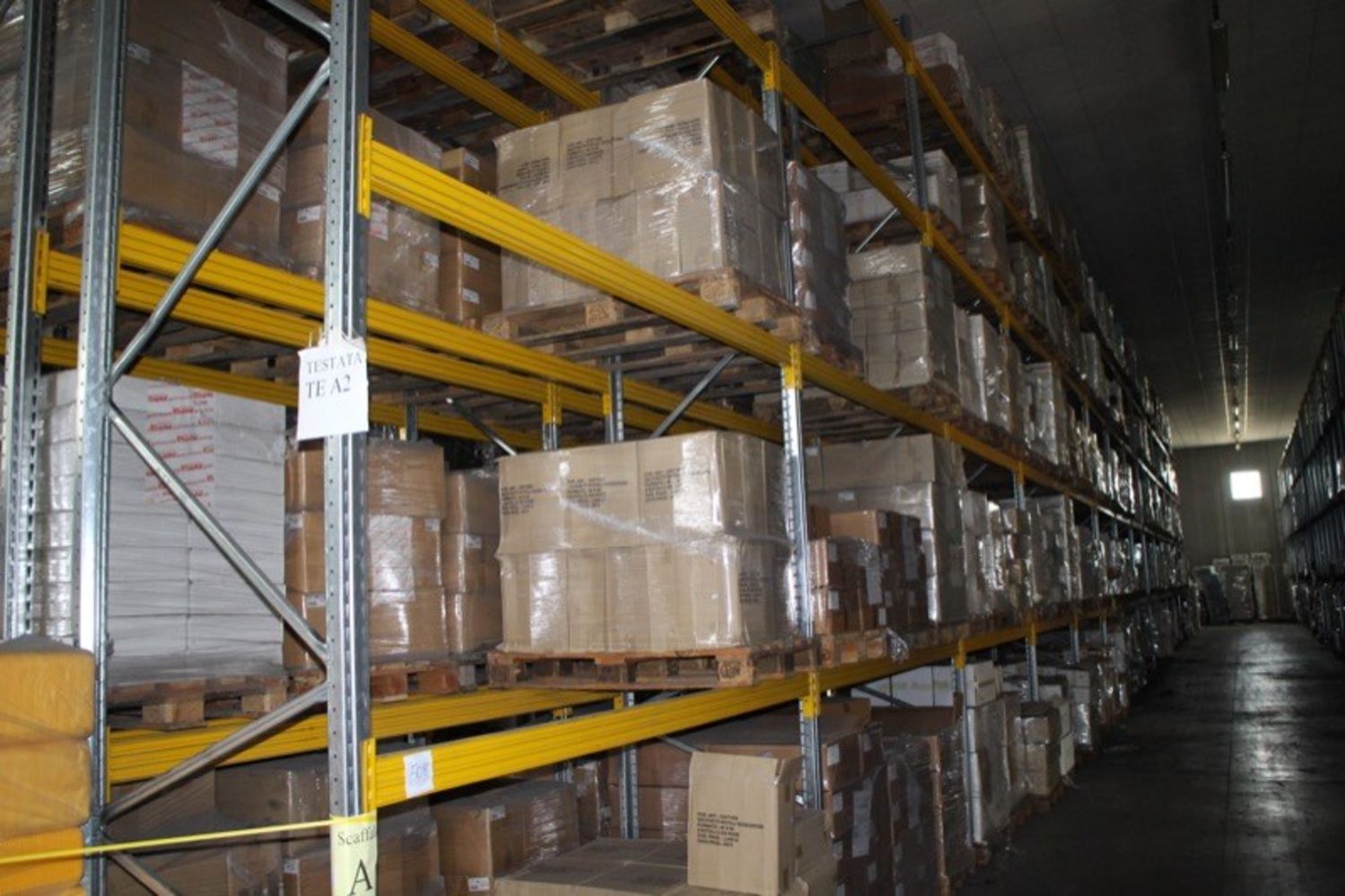 Lot Industrial shelving