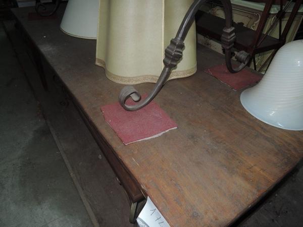 174#1317 Tavolo rettangolare stile 800 legno noce in vendita - foto 4