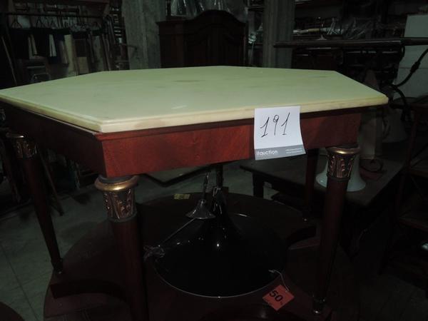 191#1317 Tavolo esagonale stile impero in vendita - foto 1