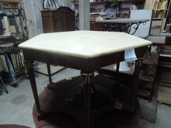 191#1317 Tavolo esagonale stile impero in vendita - foto 6