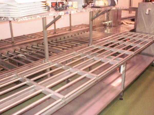 1#1618 Casse in acciaio inox, rulliera e scivolo in vendita - foto 8