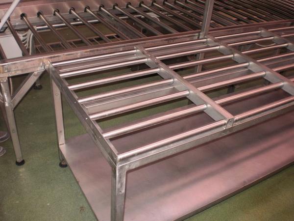 1#1618 Casse in acciaio inox, rulliera e scivolo in vendita - foto 9