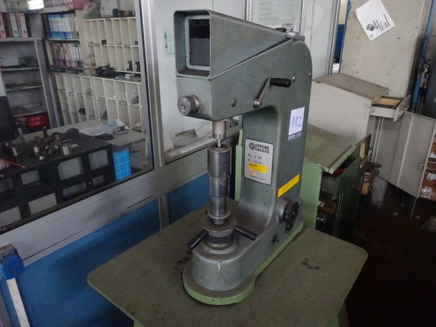 Lot Officine Galileo hardness tester
