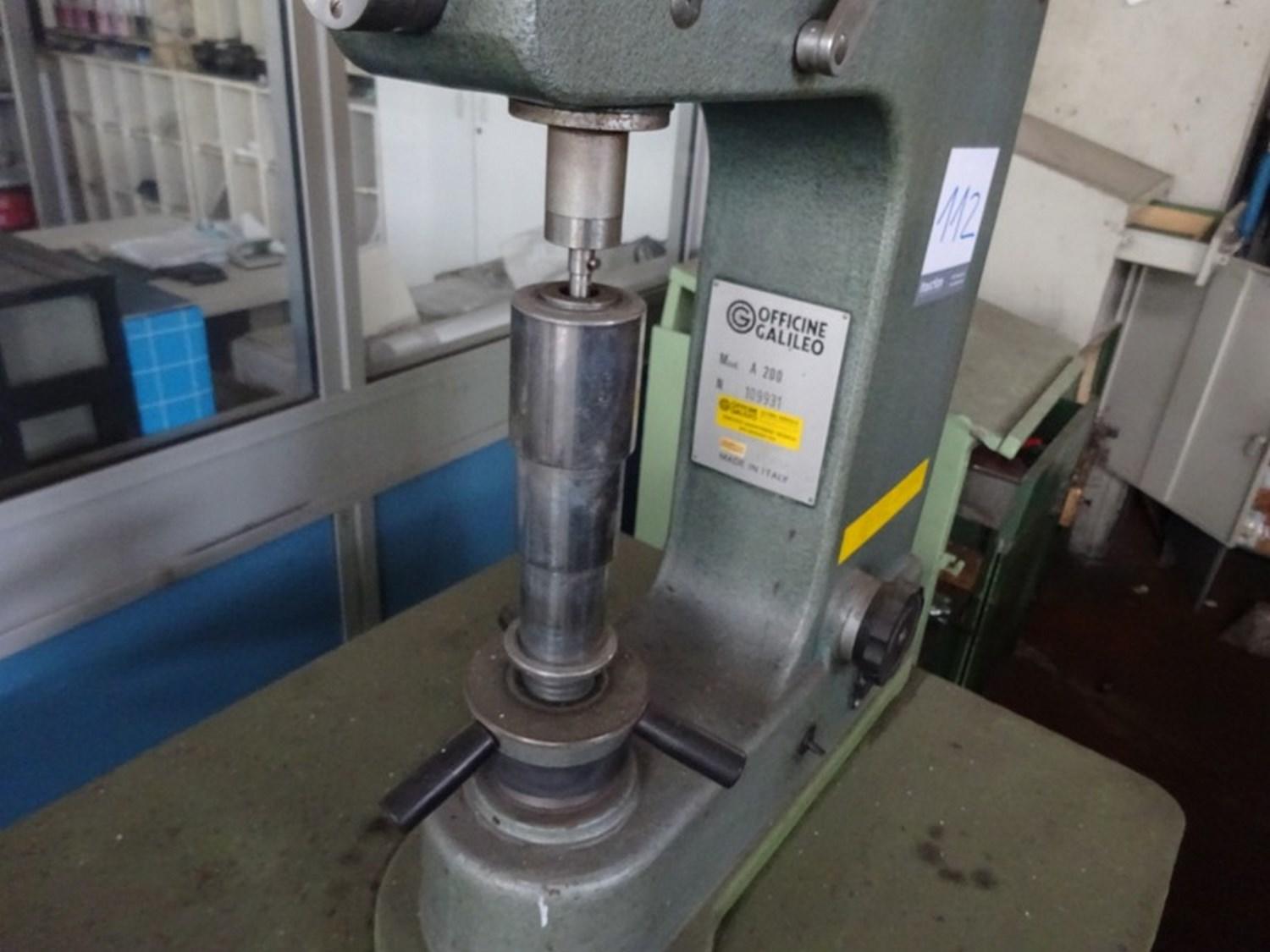 Lot Officine Galileo hardness tester