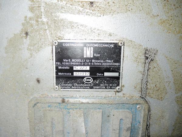 3#1748 Pressa ad iniezione Bmb in vendita - foto 2