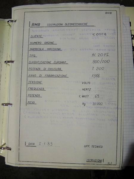 5#1748 Pressa ad iniezione Bmb in vendita - foto 4