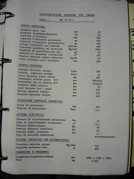 8#1748 Pressa ad iniezione Bmb in vendita - foto 4