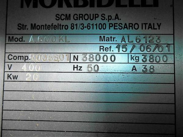 9#17571 Pantografo Morbidelli Author  in vendita - foto 4