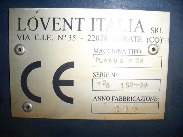 1#1807 Macchina da taglio al plasma Lovent in vendita - foto 2