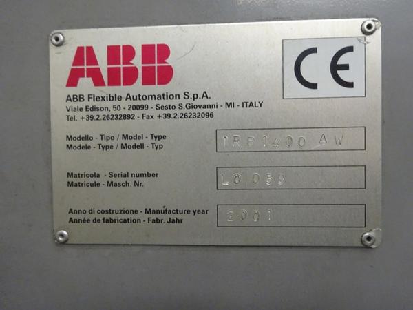 29#1838 Impianto robotizzato di saldatura Abb in vendita - foto 2