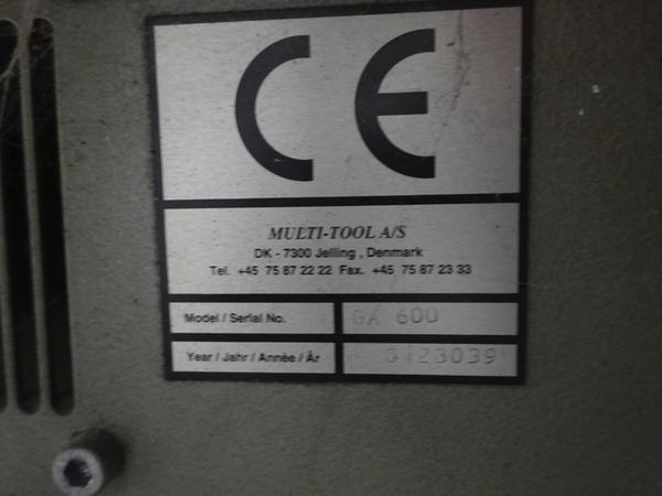 3#1838 Levigatrice a nastro Multitool GA 600 in vendita - foto 2