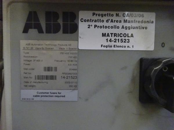 32#1838 Impianto robotizzato di saldatura Abb in vendita - foto 6