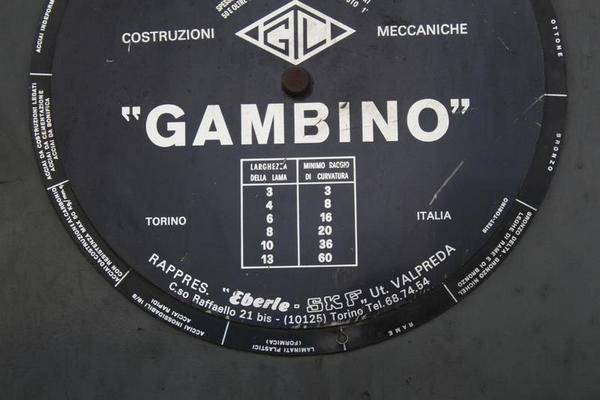 7#1882 Segatrice a nastro Gambino in vendita - foto 4