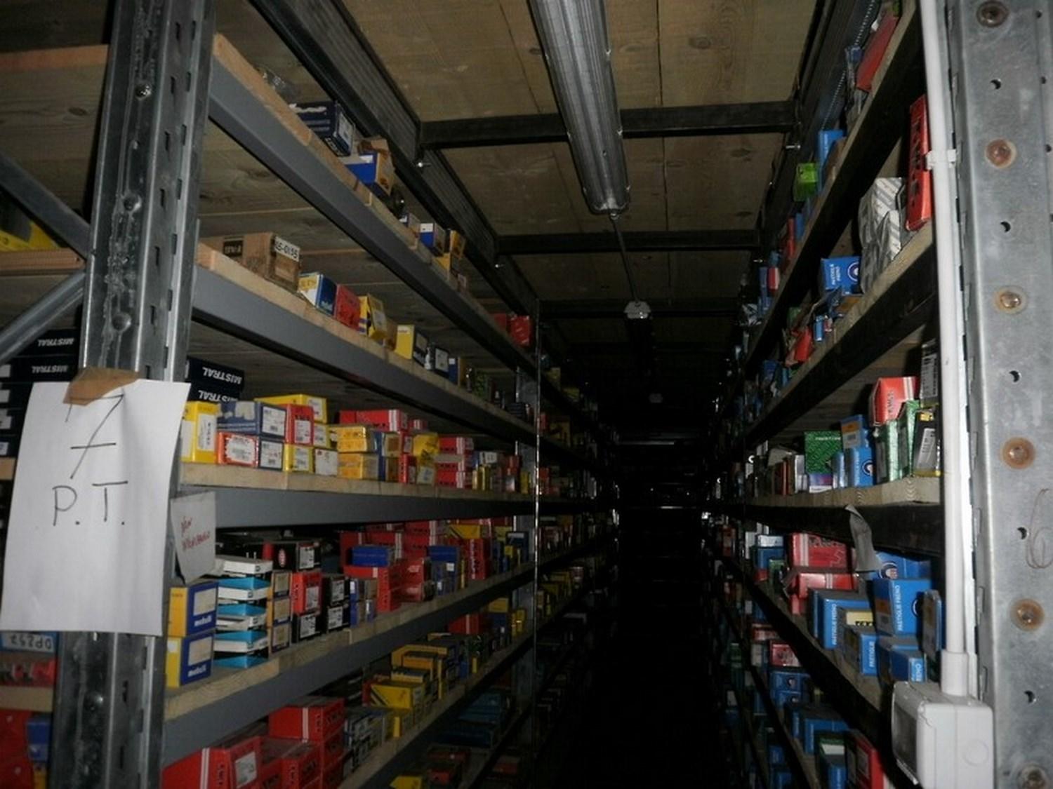 Lot Industrial shelving