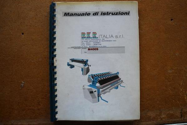 3#1929 Tavolo faldatore BKR con solleva rotoli in vendita - foto 19