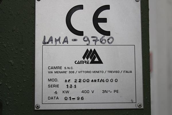 10#1944 Taglierina verticale Camre in vendita - foto 2