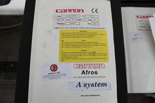 2#1944 Unitࠤi dosaggio alta pressione Cannon in vendita - foto 13
