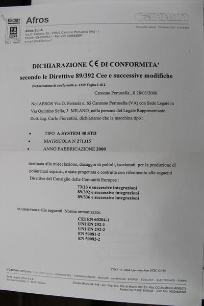 2#1944 Unitࠤi dosaggio alta pressione Cannon in vendita - foto 19