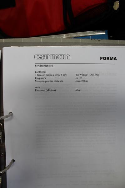 30#1944 Termoformatrice Cannon Forma in vendita - foto 23