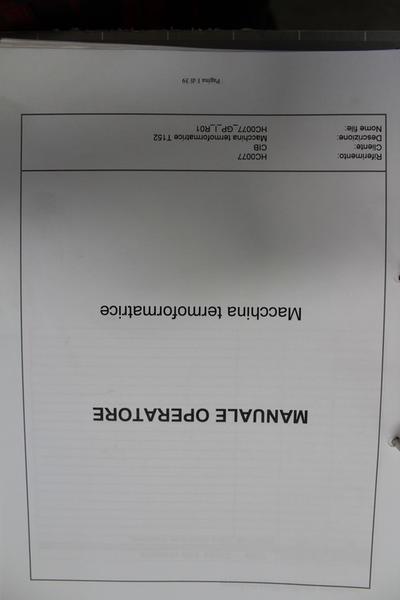 30#1944 Termoformatrice Cannon Forma in vendita - foto 25