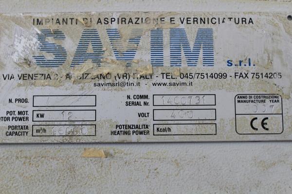 5#1944 Impianto automatico spruzzatura adesivo Savim in vendita - foto 2