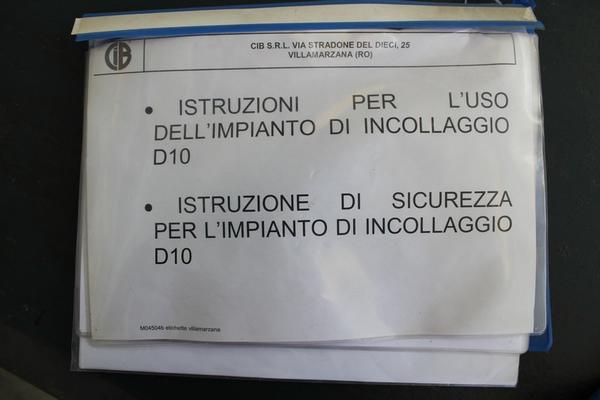 5#1944 Impianto automatico spruzzatura adesivo Savim in vendita - foto 17