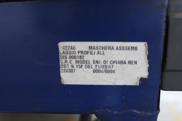 80#1944 Macchina assembla profili alluminio in vendita - foto 2