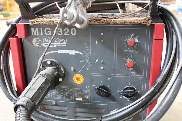 117#19440 Saldatrice a filo Elettro Mig 320 in vendita - foto 6