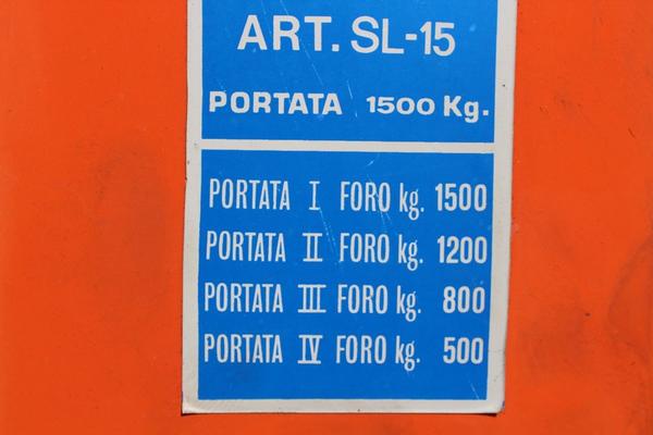 162#19440 Gru idraulica a carrello in vendita - foto 2
