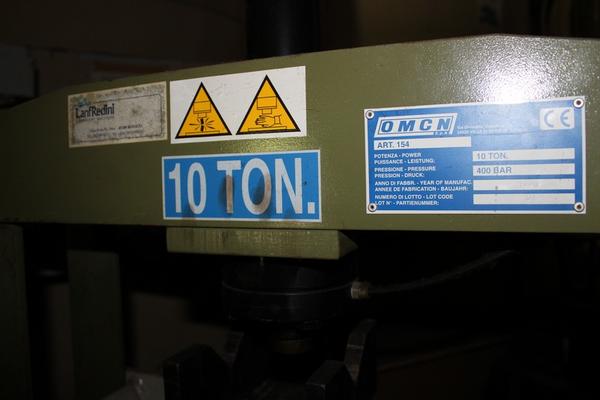 192#19440 Pressa idraulica Omcn 10 ton in vendita - foto 3