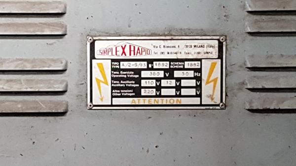 133#19521 Macchina produzione molle Simplex Rapid in vendita - foto 3