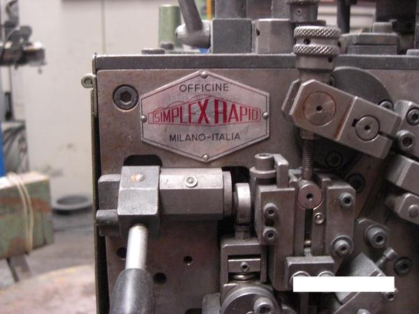 19#19521 Macchina formatura molle Simplex Rapid in vendita - foto 5
