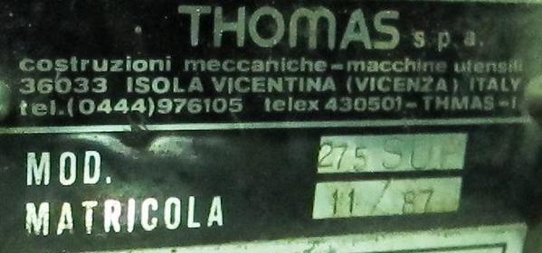 285#19521 Troncatrice Thomas in vendita - foto 2