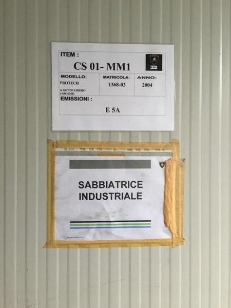 19#2002 Impianto di sabbiatura a getto in vendita - foto 2
