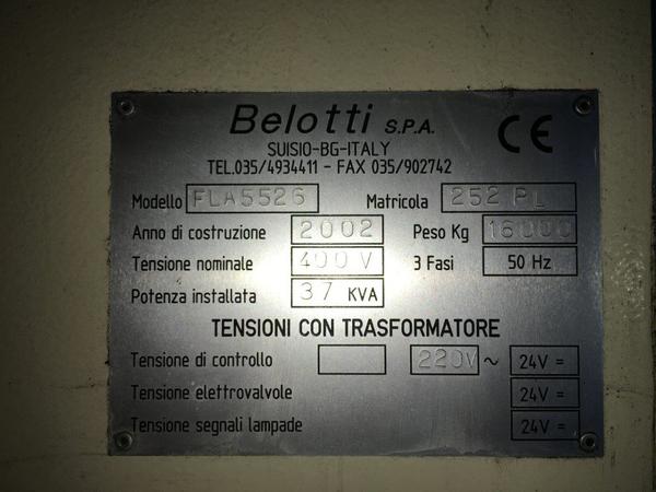 2#2002 Centro di lavoro Belotti in vendita - foto 5