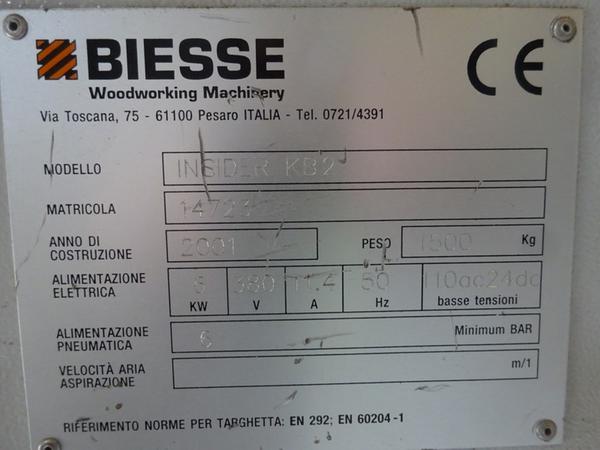 6#2094 Foratrici e inseritrici Biesse in vendita - foto 17