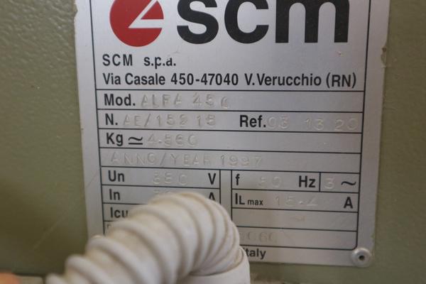 20#2237 Centro lavoro Scm Alfa 450 in vendita - foto 6