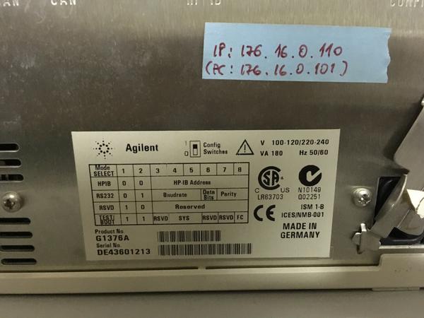 188#22880 Cromatografo liquido Agilent in vendita - foto 8