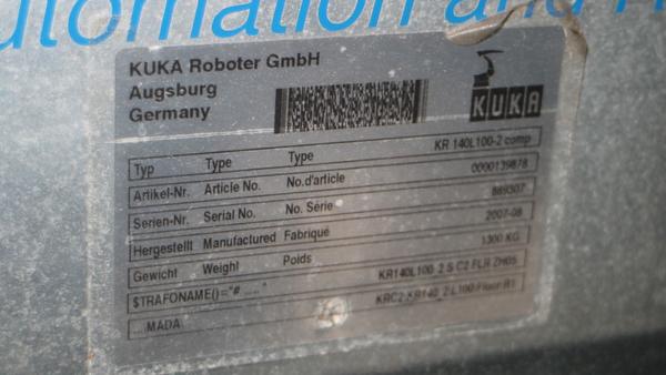6#2289 Robot di asservimento Kuka in vendita - foto 2