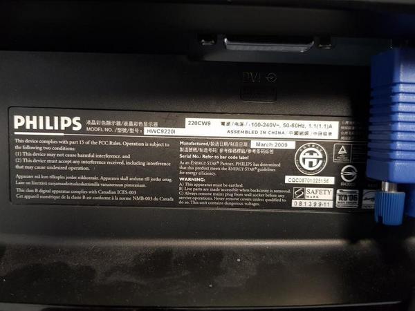 21#2317 Monitor Lcd Philips e computer server in vendita - foto 12