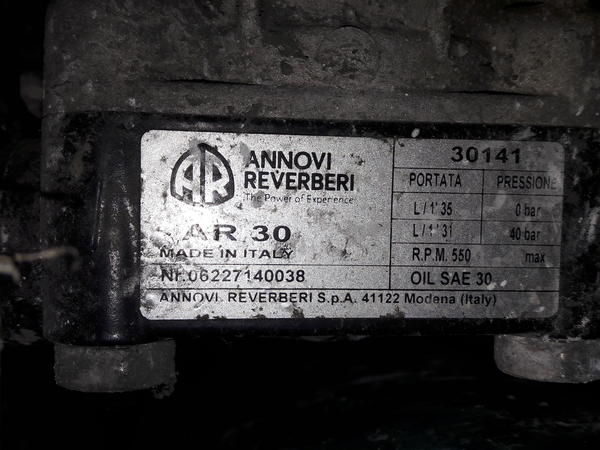 1#2329 Pompe idrauliche Annovi Reverberi 30 in vendita - foto 8